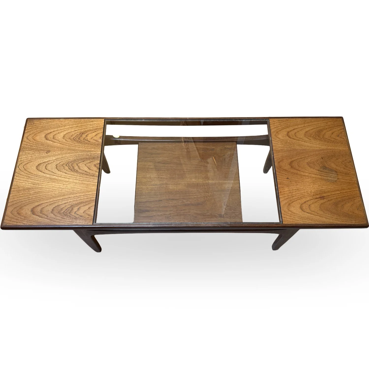 1960s VB Wilkins for G-Plan Mid-Century Teak and Glass Coffee